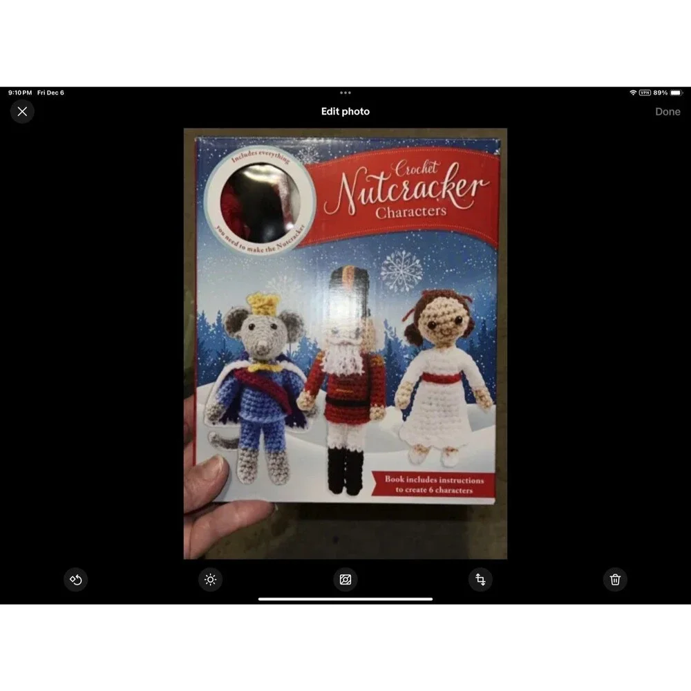 CROCHET NUTCRACKER CHARACTERS CROCHET KIT CHRISTMAS BRAND NEW SEALED
